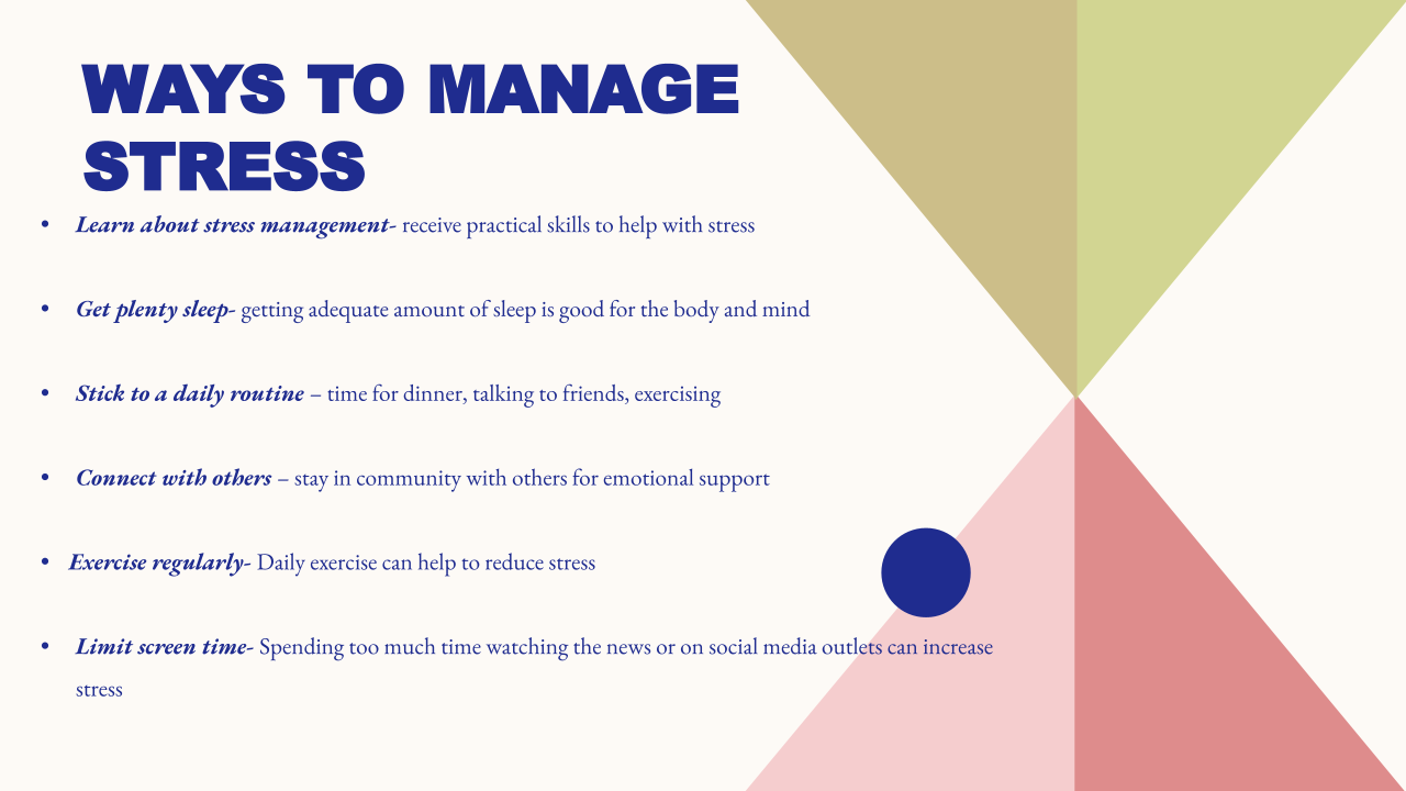 ways to manage stress