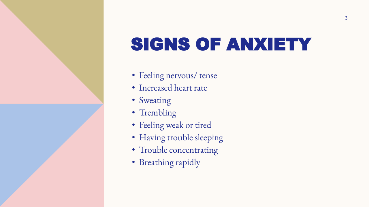 signs of anxiety