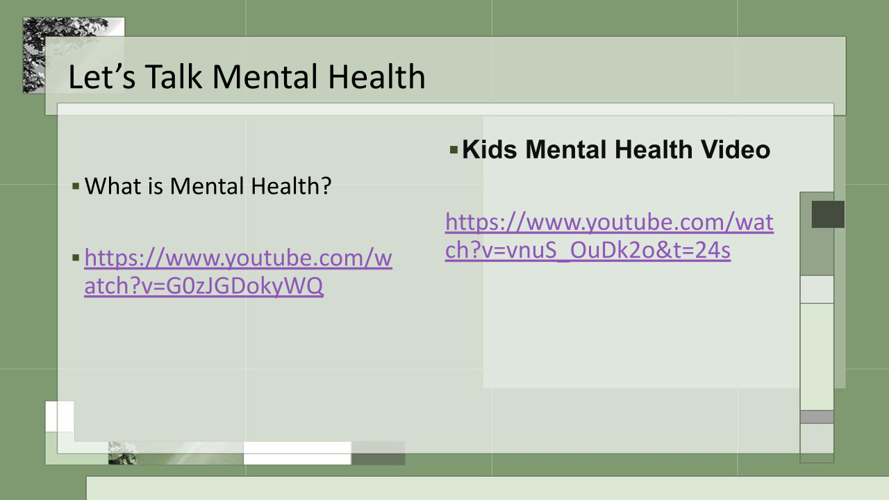 Kids mental health