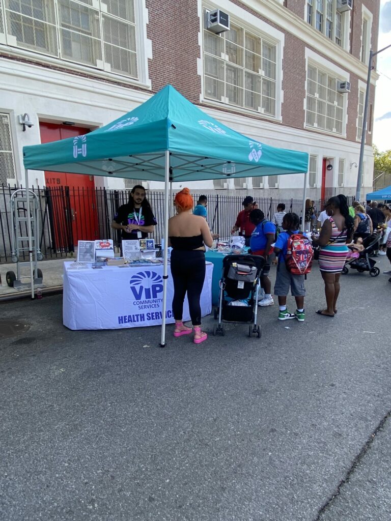 National Night Out, an annual police-community partnership event in the Bronx sponsored by the 48th Precinct.