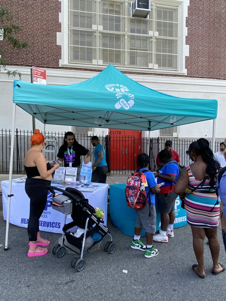 National Night Out, an annual police-community partnership event in the Bronx sponsored by the 48th Precinct.