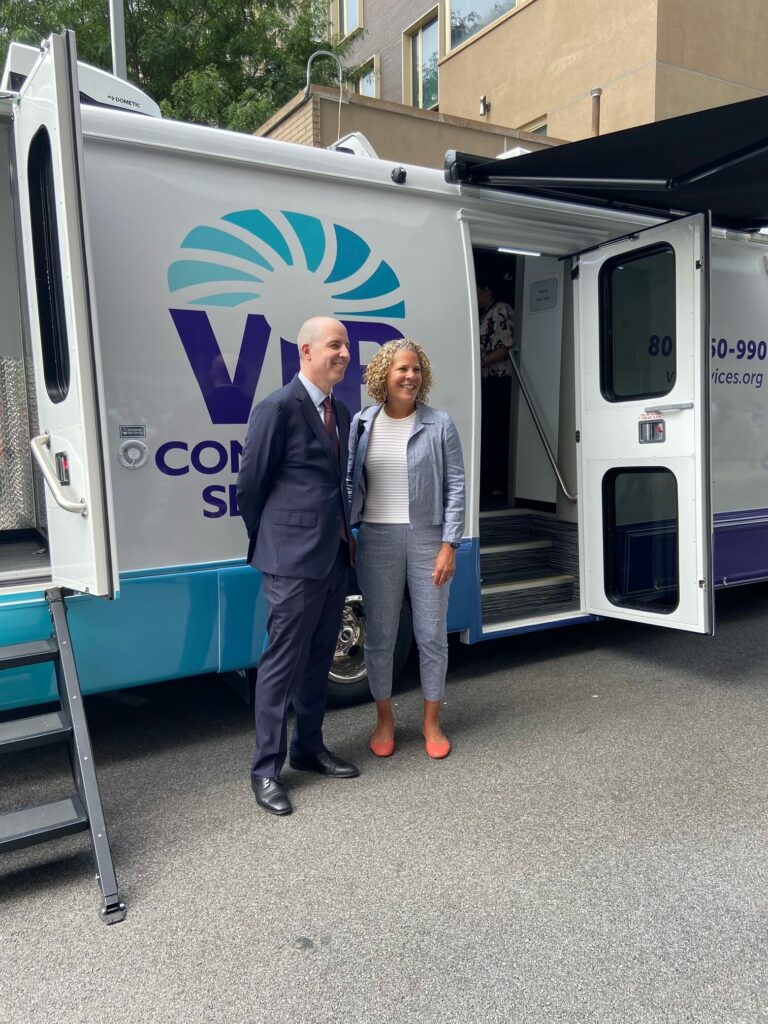 VIP's Mobile Medication Unit, an expansion of their Opioid Treatment Program.