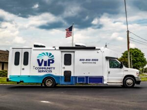VIP’s Mobile Medication Unit (MMU) expands opioid treatment program services through community-based partnerships with long-term care facilities, congregate settings such as residential substance use disorder (SUD) treatment programs, shelters, and correctional facilities.