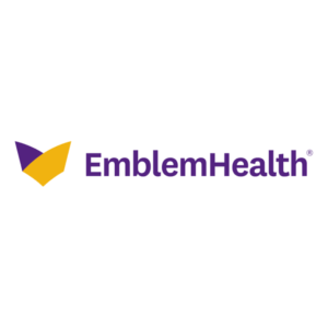 Emblem Health logo on background