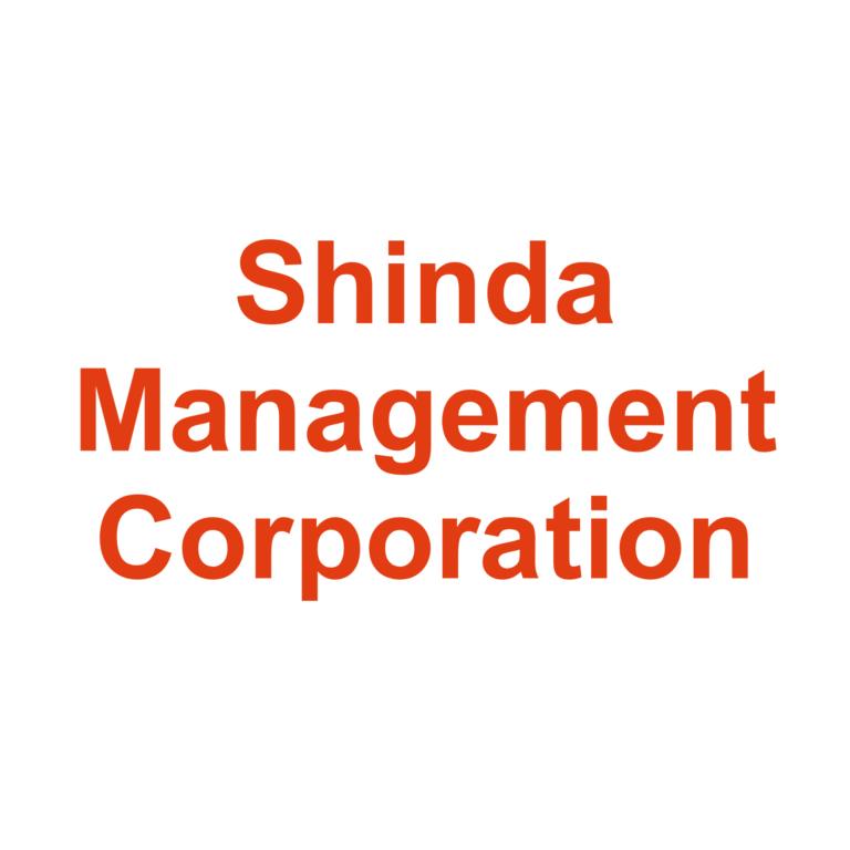 Shinda Management Corporation NEW text on background