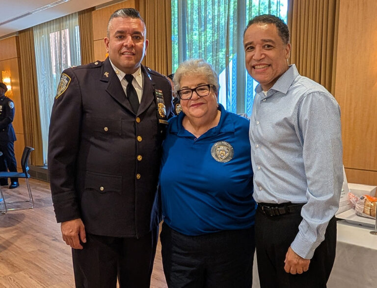 Attendees posing at the 48th Precinct Community Council Awards Breakfast