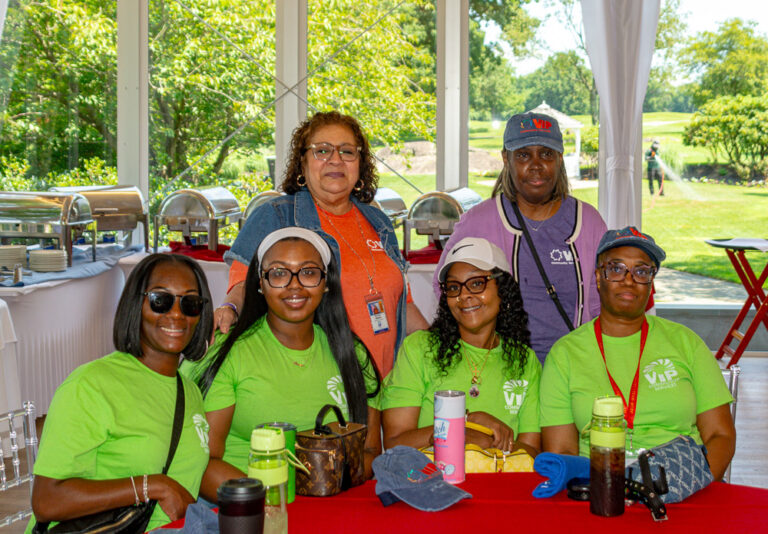 Staff pose for Staff Appreciation Day at VIP Community Services