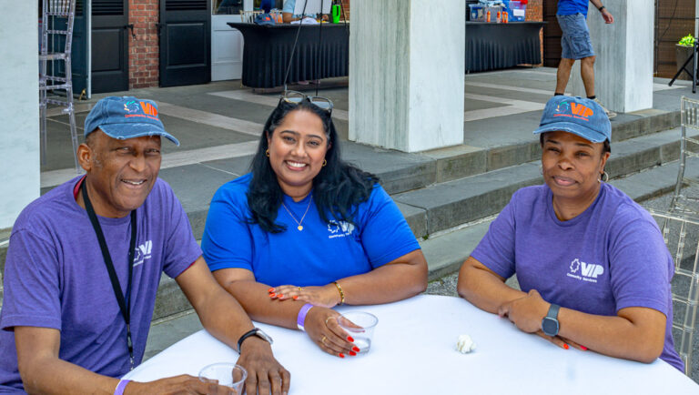 Staff pose for Staff Appreciation Day at VIP Community Services