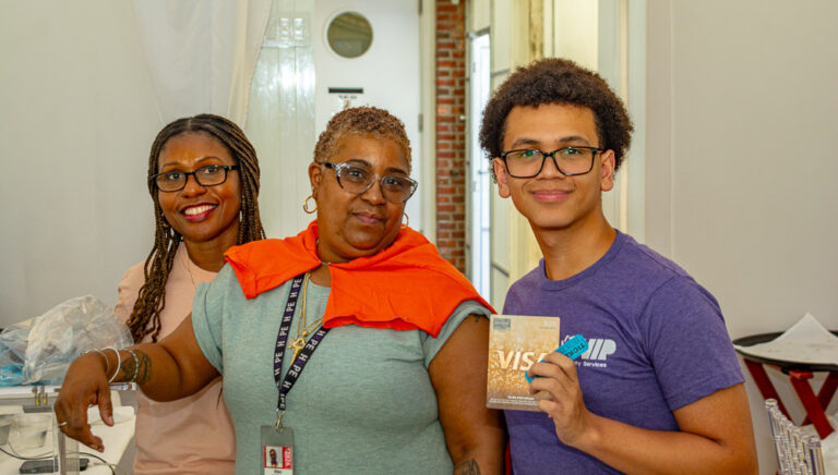 Staff pose for Staff Appreciation Day at VIP Community Services