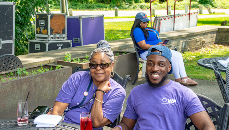 Staff pose for Staff Appreciation Day at VIP Community Services