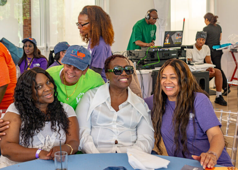Staff pose for Staff Appreciation Day at VIP Community Services