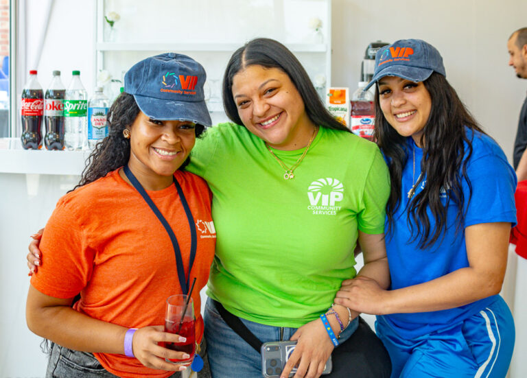 Staff pose for Staff Appreciation Day at VIP Community Services