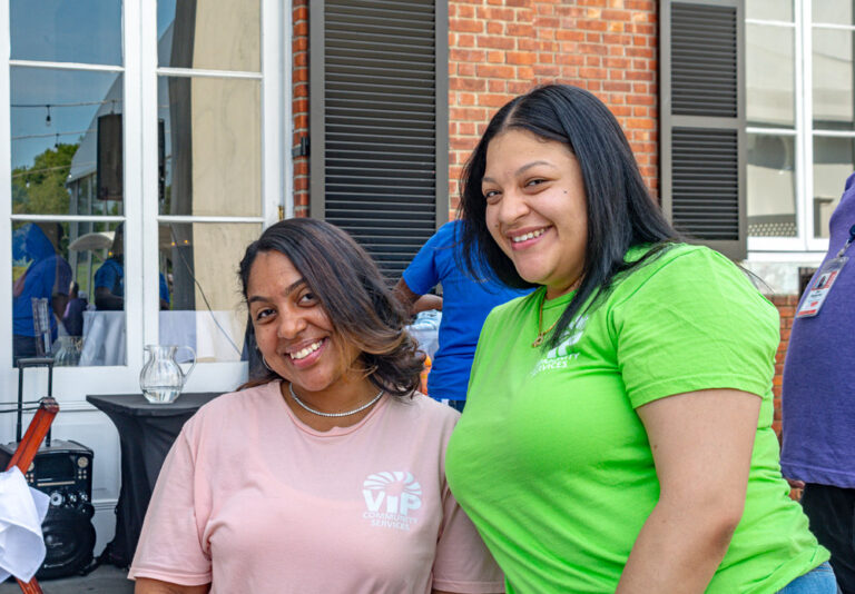 Staff pose for Staff Appreciation Day at VIP Community Services