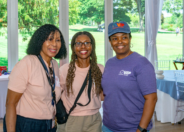 Staff pose for Staff Appreciation Day at VIP Community Services
