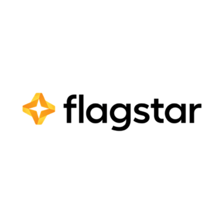 Logo for Flagstar, sponsor of the VIP Golf Outing