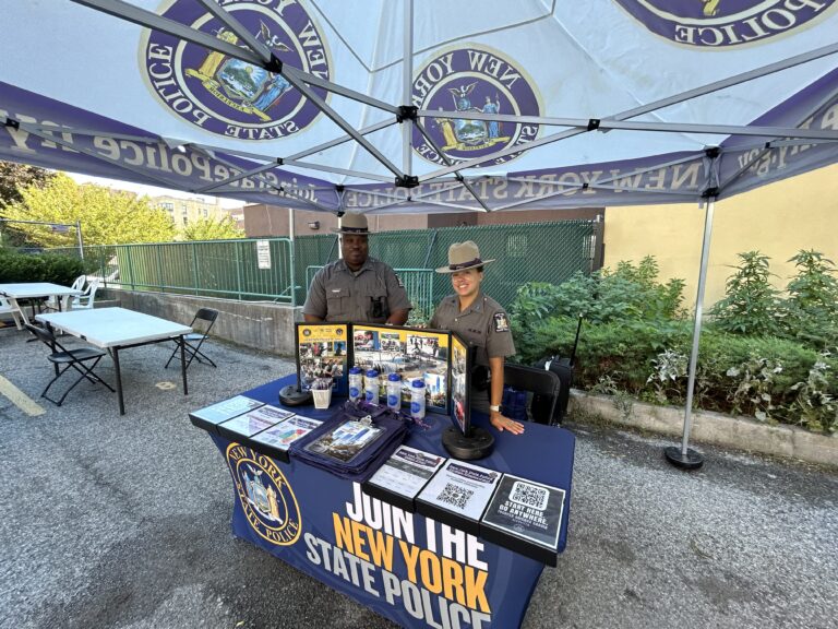 New York State Police table at VIP's 2026 Job Fair.
