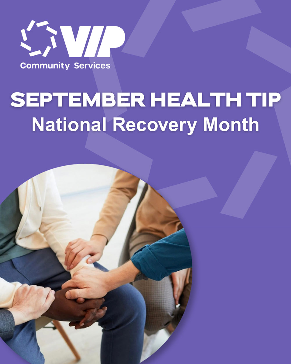 September Health Tip - National Recovery Month