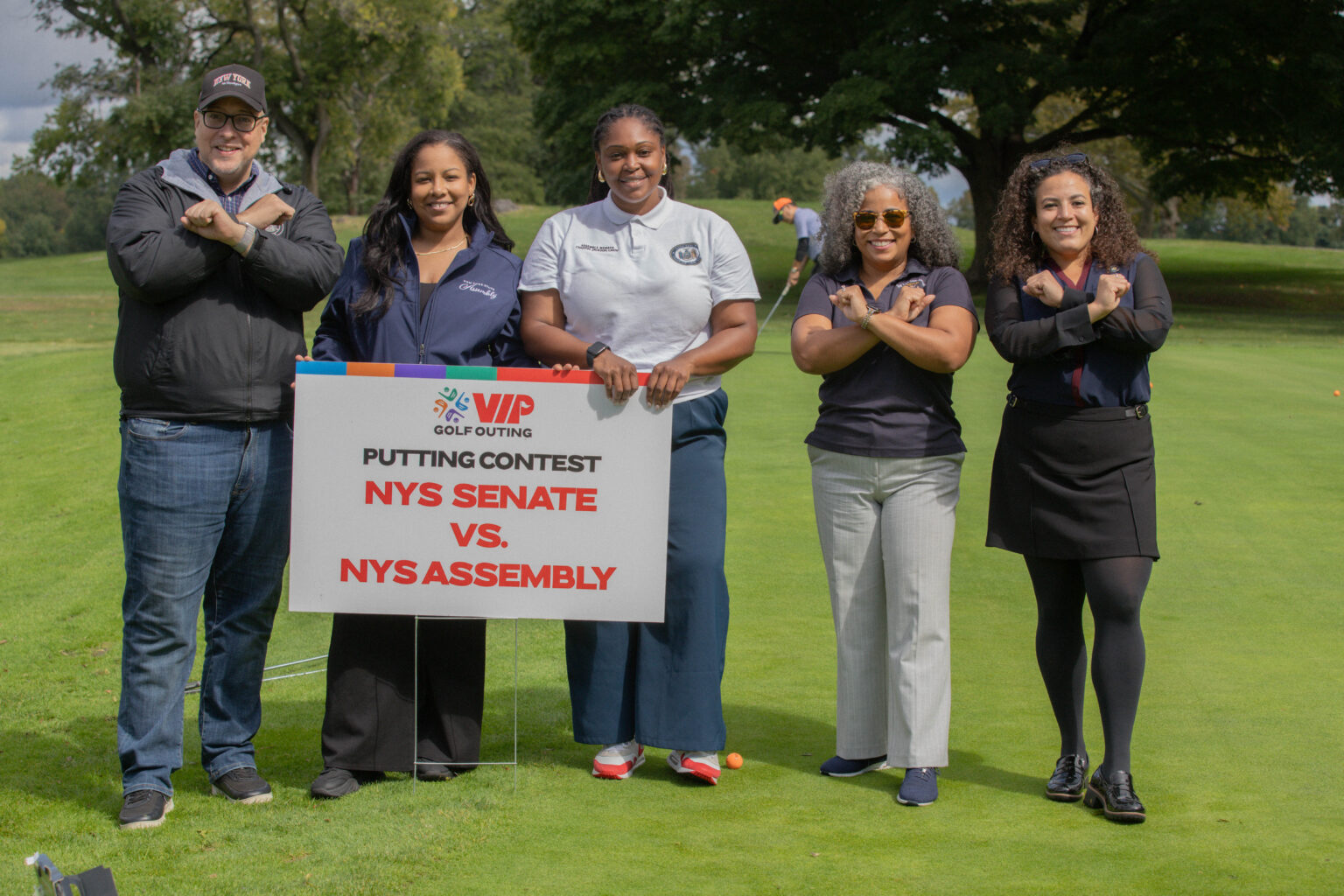 Elected officials participate in VIP's Inaugural Golf Outing